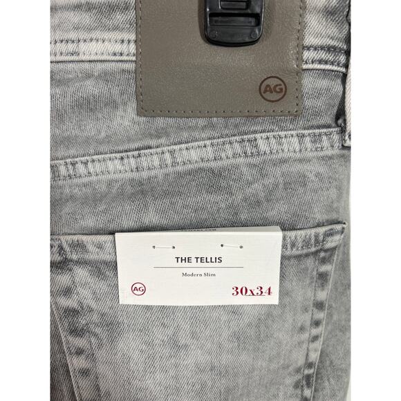 AG Jeans Tellis Straight-Leg Slim-Fit Jeans in Trentino. Size30W 34L . NWT - Picture 6 of 7